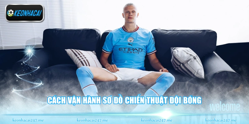 Cách vận hành sơ đồ chiến thuật đội bóng