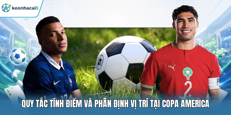 Quy tắc tính điểm và phân định vị trí tại Copa America 